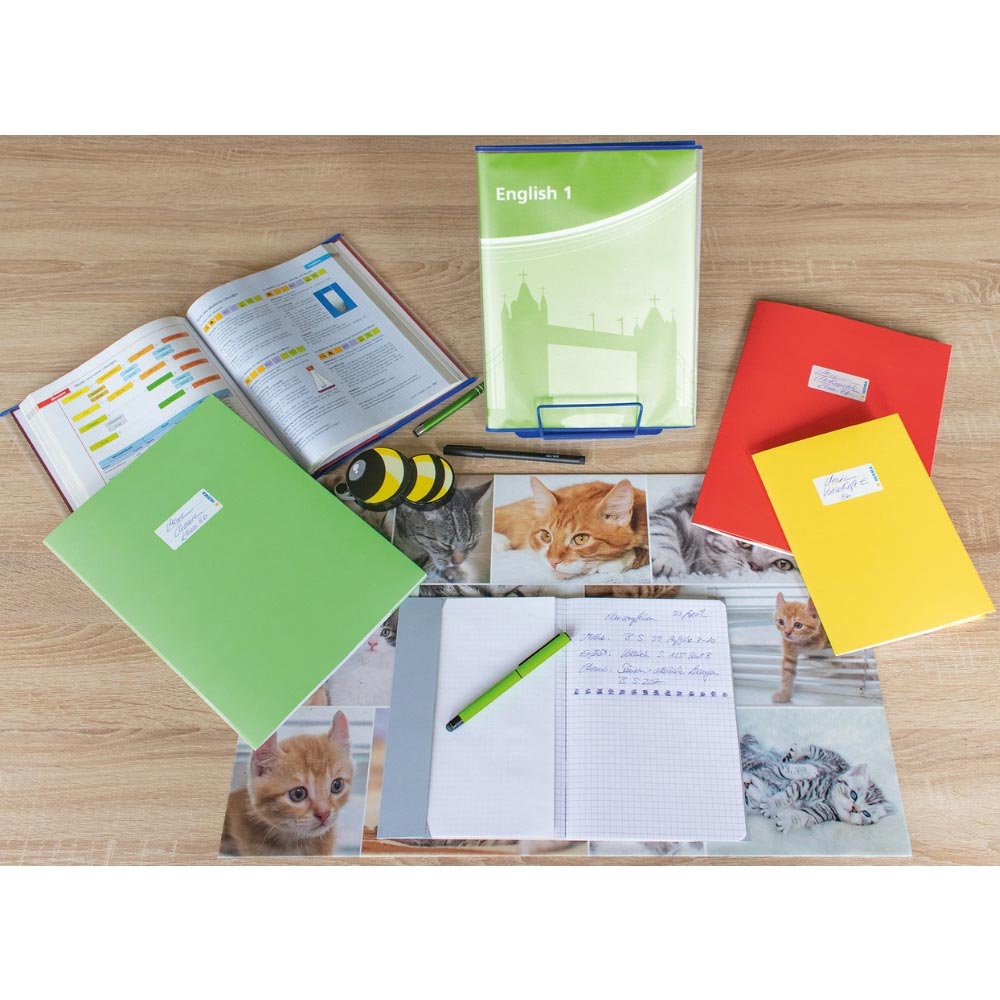 Karton Heftumschlag A5, schwarz, Herma