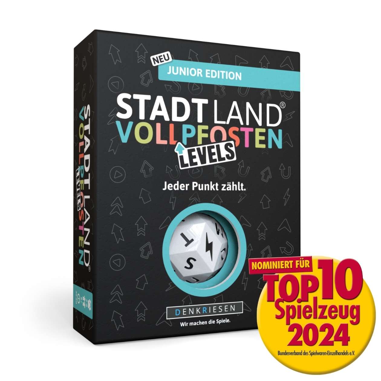 Junior Edition, Stadt Land Vollpfosten Levels, Denkriesen