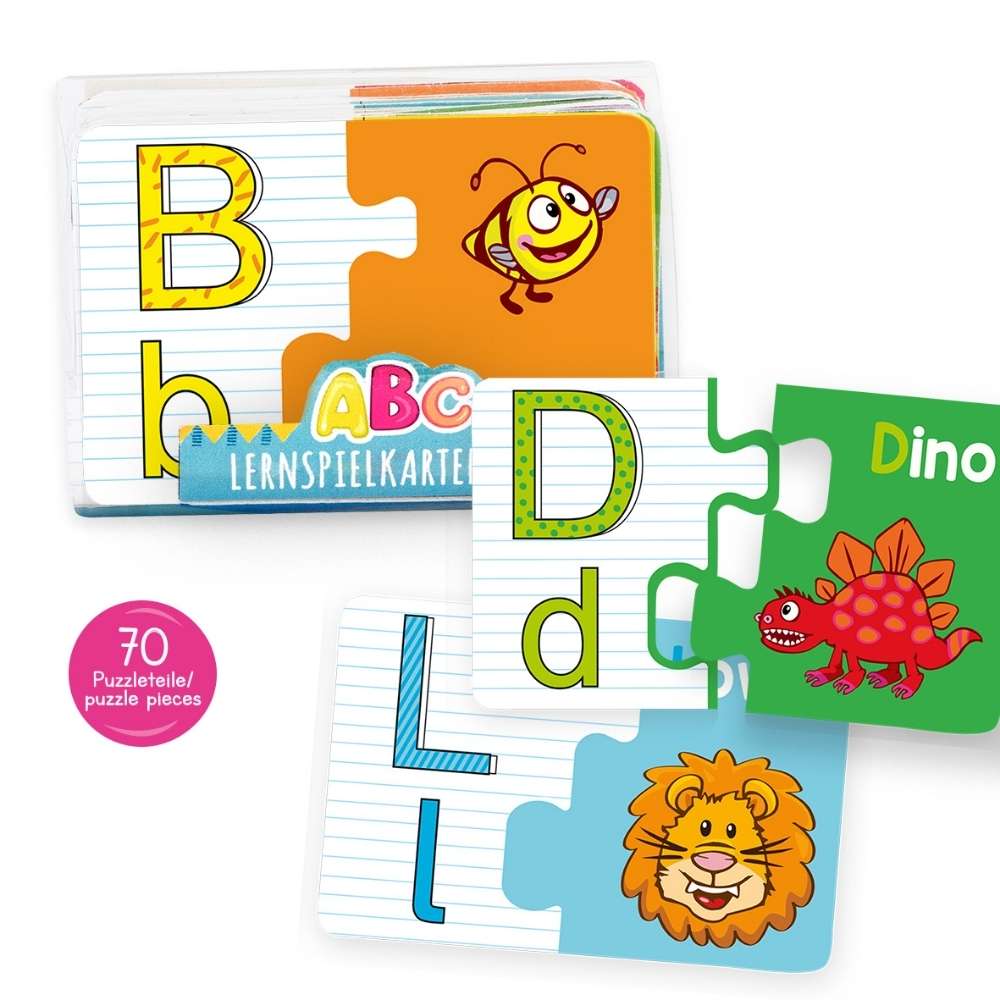 Lernspielkarten Puzzle Alphabet