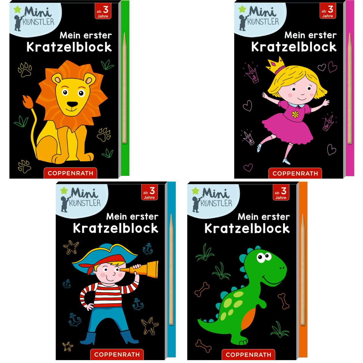 Mein erster Kratzblock, sortiert