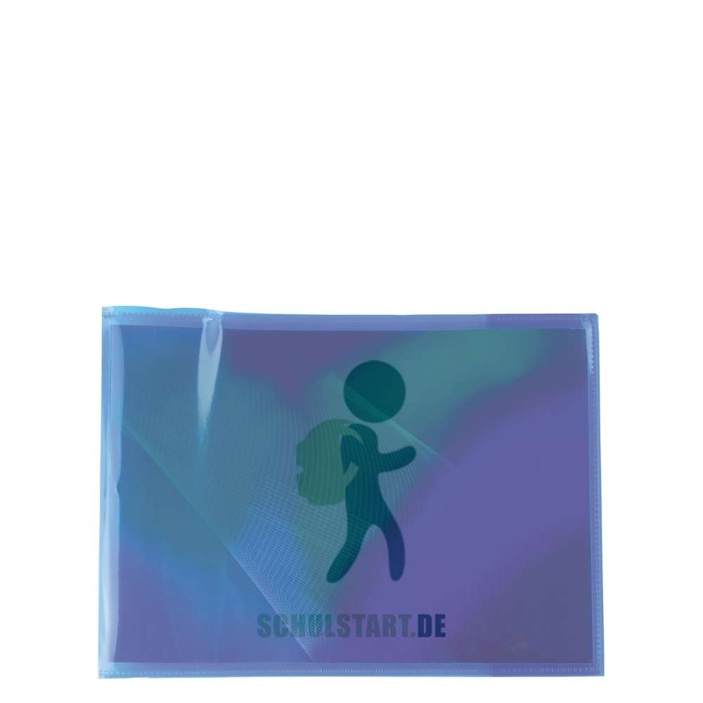Schulheft Umschlag A5 quer blau, extrastark, Herma