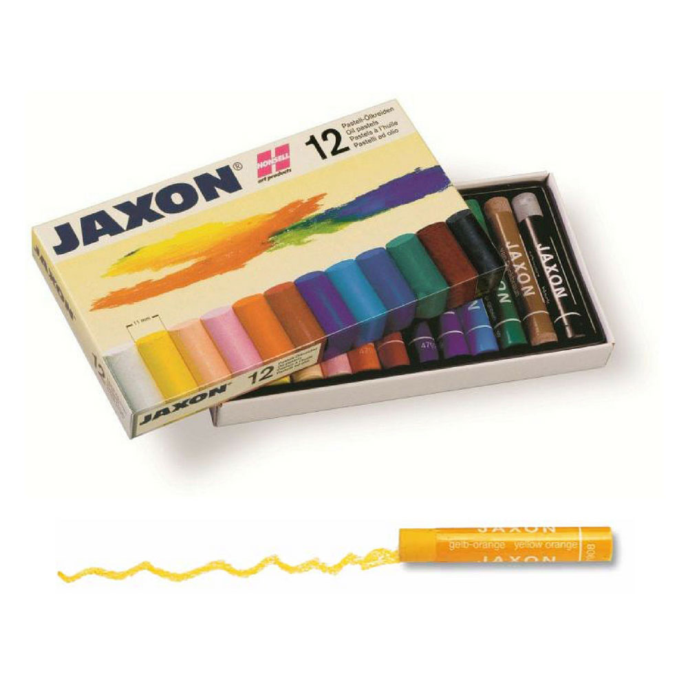 Ölpastellkreide Jaxon, 12 Farben