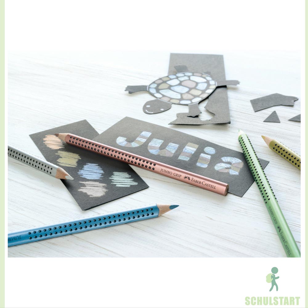 Buntstift gold, Faber-Castell Jumbo Grip