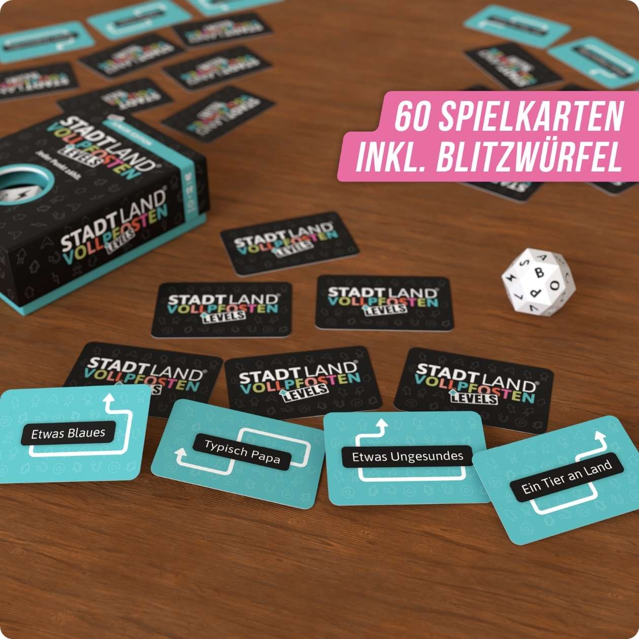 Junior Edition, Stadt Land Vollpfosten Levels, Denkriesen