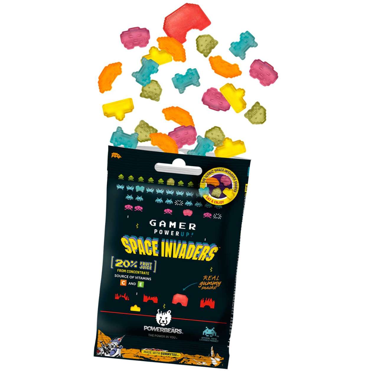 Space Invaders Powerbeärs, 50 g