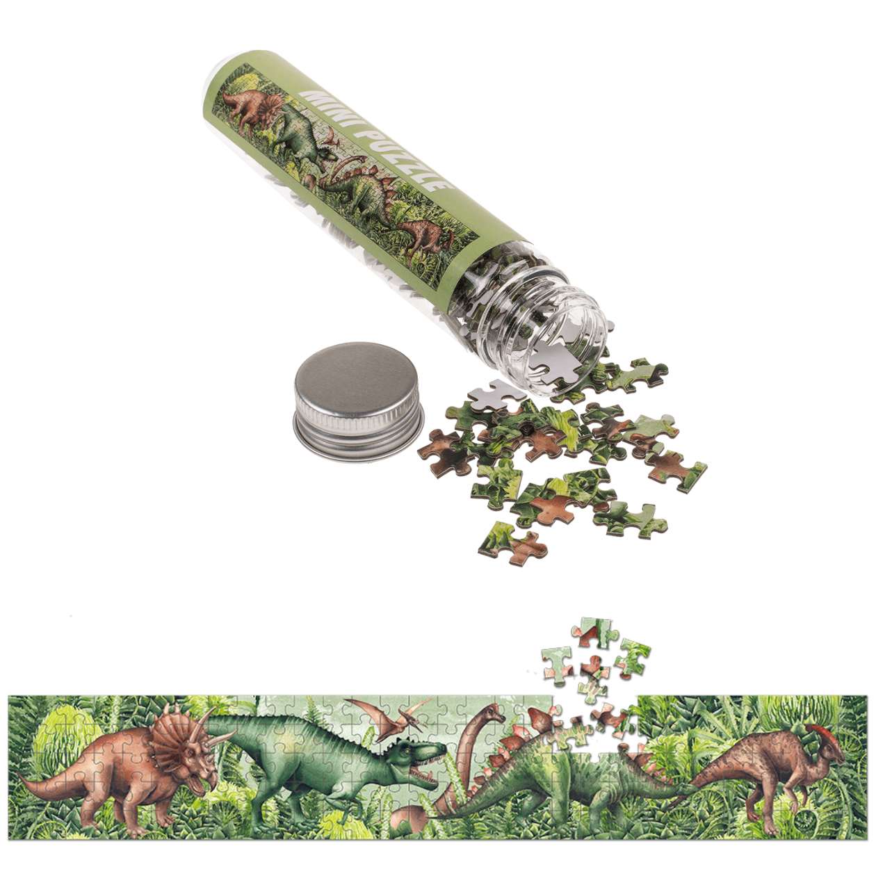 Minipuzzle Dinosaurier, 150 Teile
