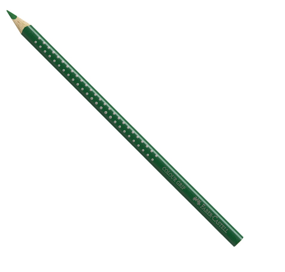 Faber-Castell Buntstifte Colour Grip permanentgrün oliv - 67