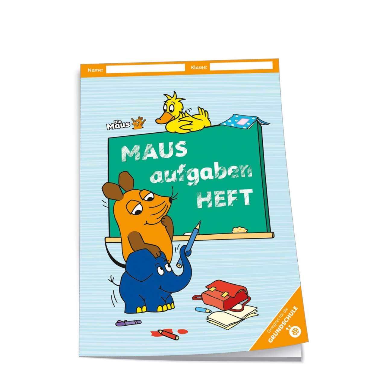 DIE MAUS Hausaufgabenheft, mit Tagesfarben