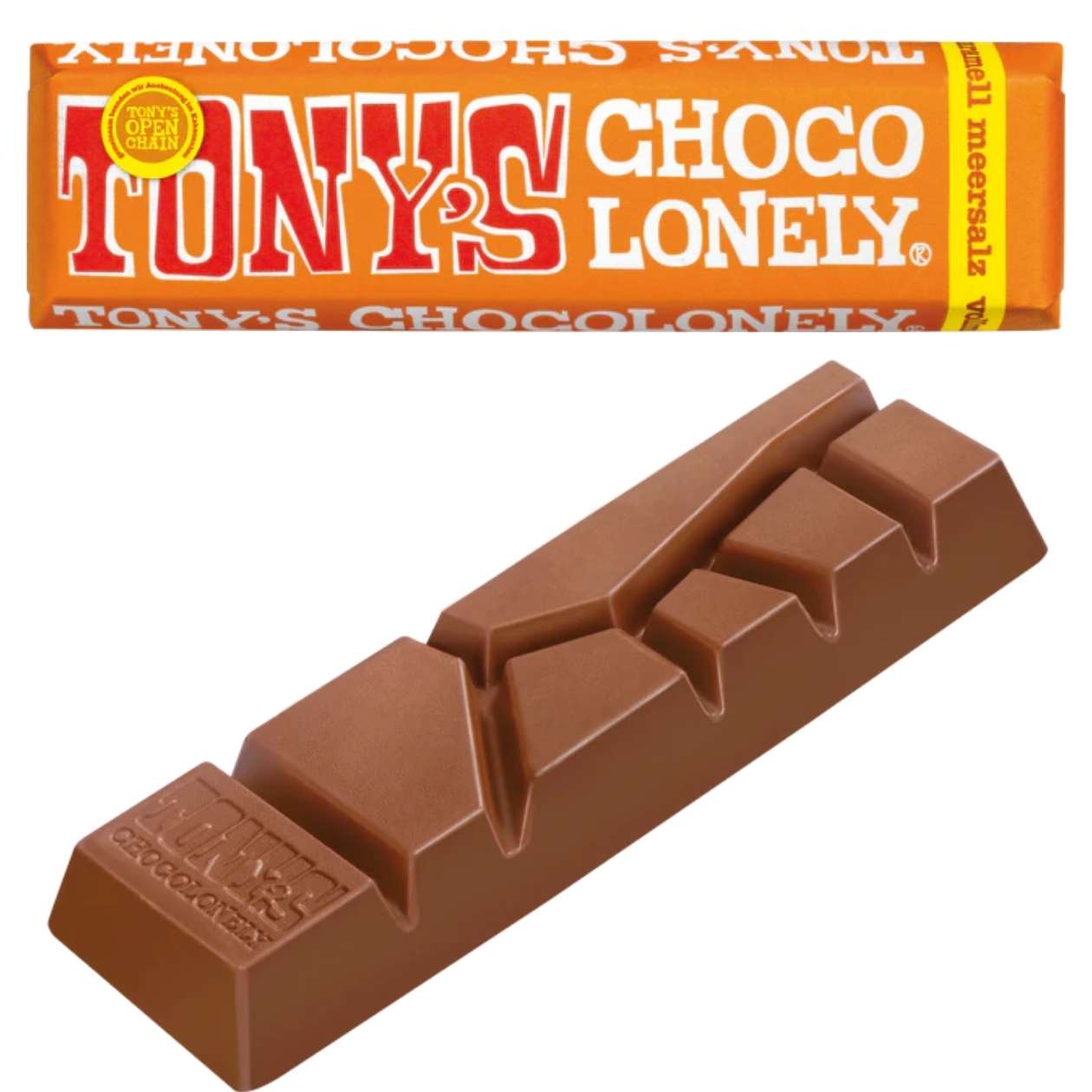 Vollmilch Karamell Meersalz, Tony's Chocolonely Riegel