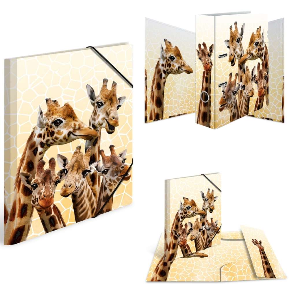 Herma Sammelmappe A3, exotische Tiere, Erdmännchen