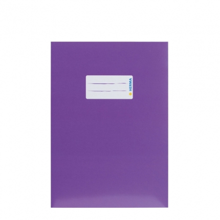 Karton Heftumschlag A5, violett, Herma