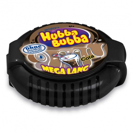 Hubba Bubba Tape schwarz, Cola