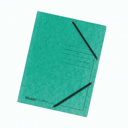 Jurismappe Colorspan-Karton, A4, grün