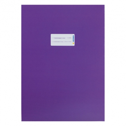 Karton Heftumschlag A4, violett, Herma