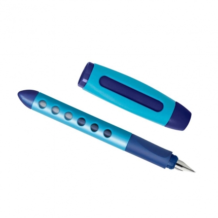 Scribolino Schulfüller, Linkshänder, Faber-Castell, blau