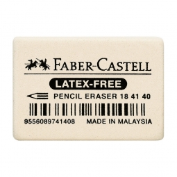 Natur-Kautschuk Radierer von Faber-Castell, latexfrei