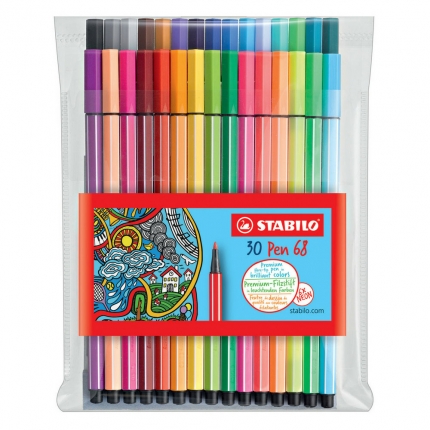 STABILO Pen 68, 30 Farben