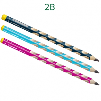 Weicher Bleistift Stabilo Easygraph 2B links