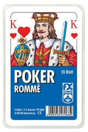 Poker, Spielkarten franz. Bild