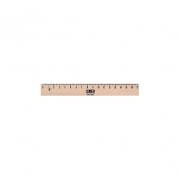 Kleines Holzlineal, 17 cm