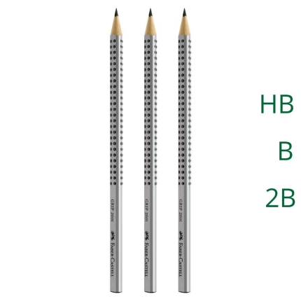 AKTION: Faber-Castell Grip Bleistift-Set, HB / B / 2B