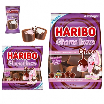 Haribo Chamallows Choco, verschiedene Ausführungen, Belgien-Import