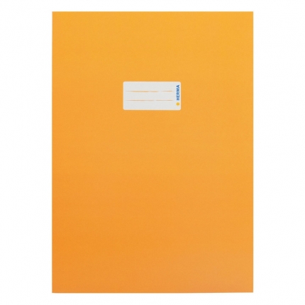 Karton Heftumschlag A4, orange, Herma