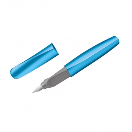 Pelikan Twist Füller M-Mine, blau metallic/grau (frosted blue)