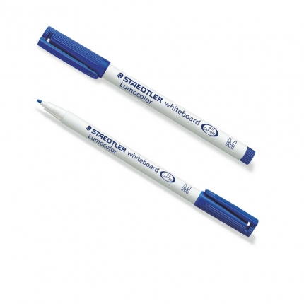 Whiteboard Stift, Staedtler Lumocolor blau