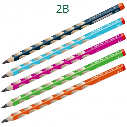 Weicher Bleistift Stabilo Easygraph 2B