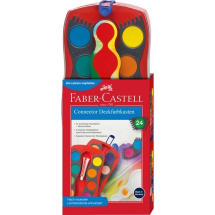Faber-Castell Farbkasten Connector, 24 Farben