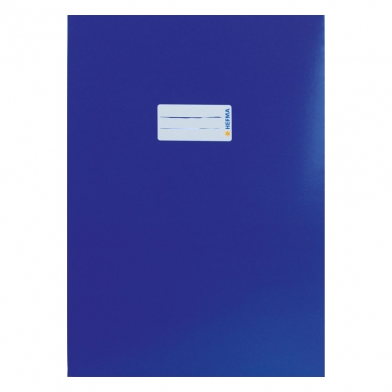 Karton Heftumschlag A4, dunkelblau, Herma