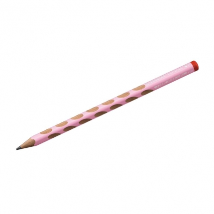 Stabilo EASY Bleistift HB mit Griffmulden, pastellrosa