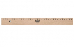 Langes Holzlineal, 30 cm