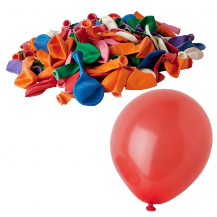 10 bunte Luftballons