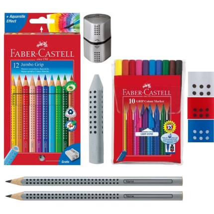 Faber-Castell Grip Set, verschiedene Farben