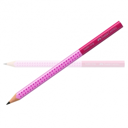 Schreiblernbleistift Jumbo Grip Faber-Castell, Härte B, rosa-pink