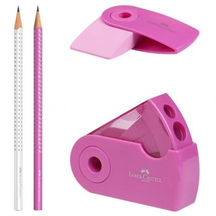 Bleistiftset Faber-Castell, Sparkle pink